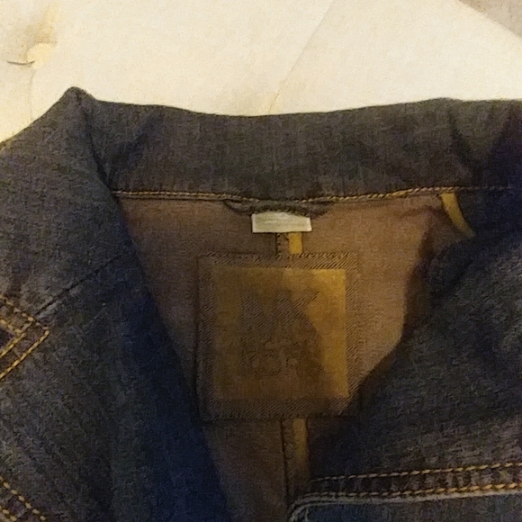Michael Kors denim jacket size 10 - Picture 2 of 5